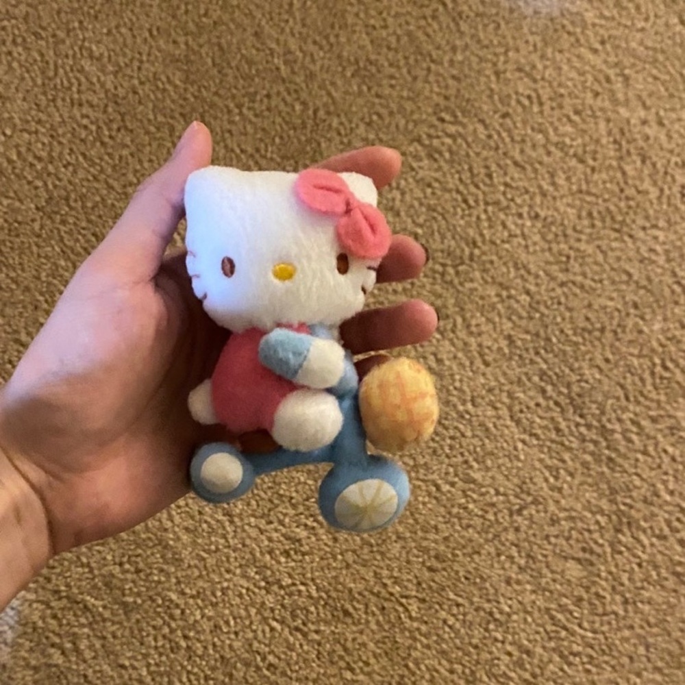 Hello Kitty on a bike plush